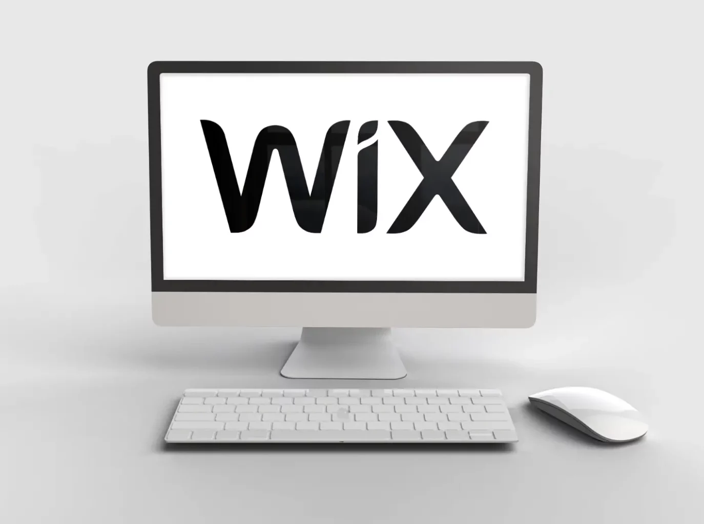 wix cennik i logo na komputerze