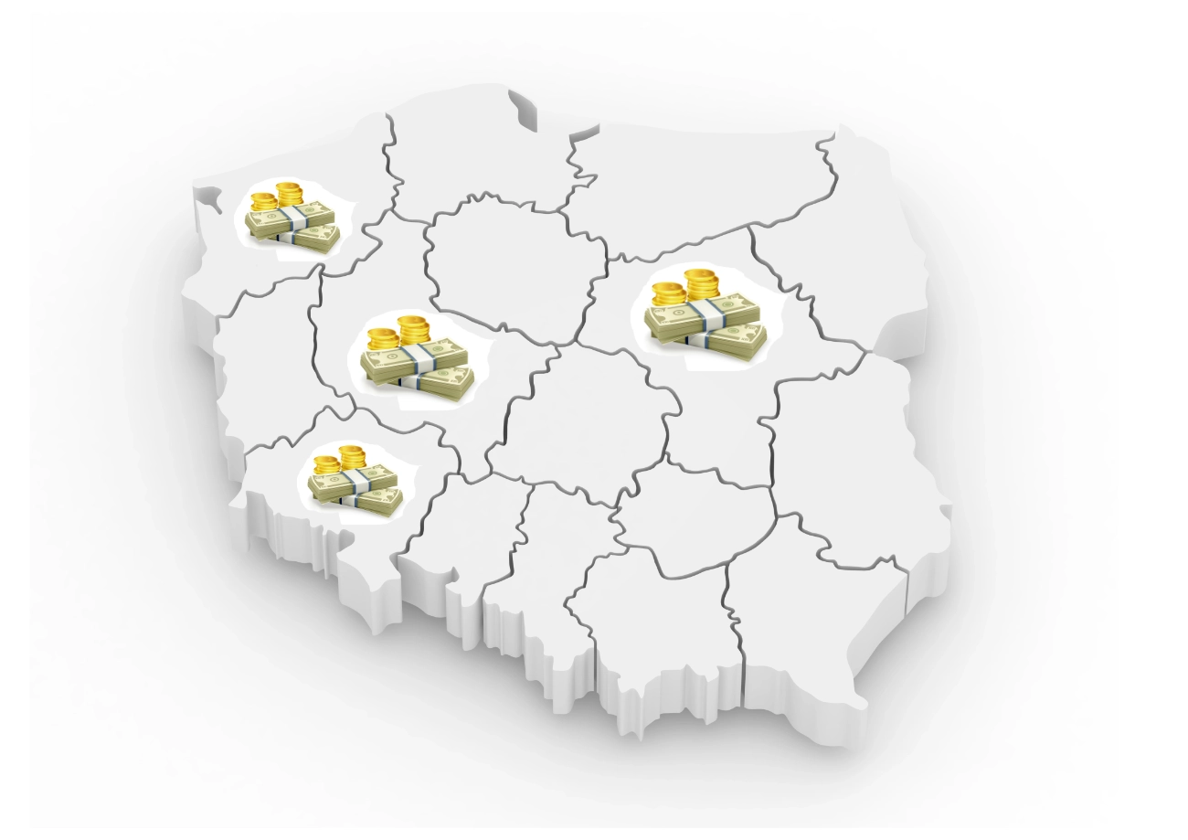 mapa polski i pozycjonowanie wizytówki google cena w różnych miastach