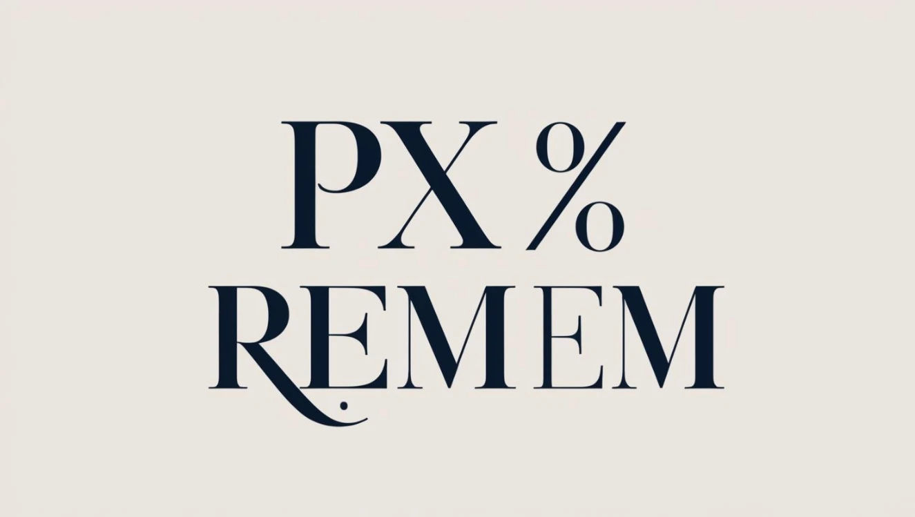 Enjoy Ads Studio px rem % EM